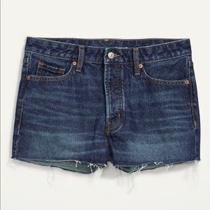 Old Navy High-Waisted O.G. Stars & Stripes Button-Fly Cut-Off Jean Shorts Sz8